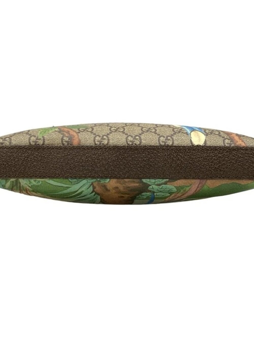 GUCCI Gucci Tian 406408 Dark Brown Beige Multi PVC Leather Shoulder Bag - Picture 5 of 15